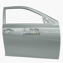 درب جلو راست دنا پلاس نقره ای تیتانیوم ایساکو