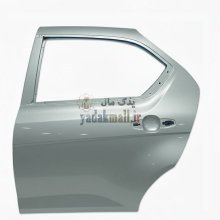 درب دنا پلاس نقره ای تیتانیوم عقب چپ ایساکو